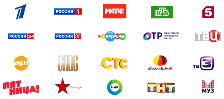 Какие каналы доступны при подключении цифрового телевидения Ростелеком?
